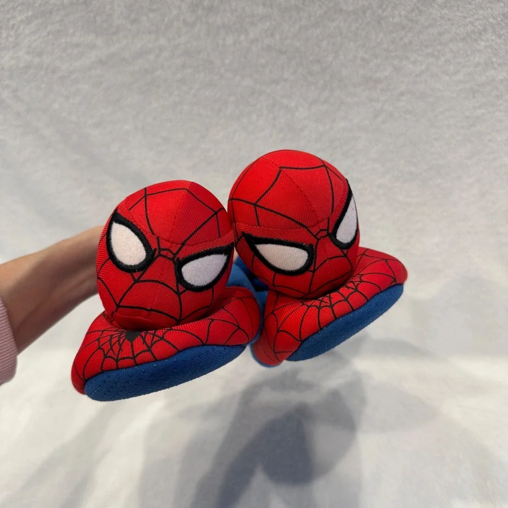Marvel Spider-Man‎ Kids Plush Character Slippers Blue Red Size 9/10